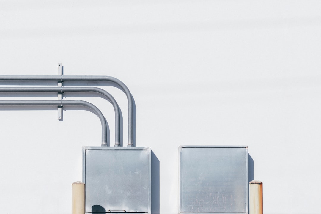 Photo side by side refrigerator water filter